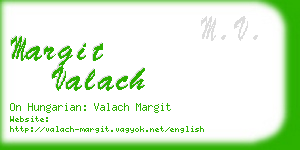 margit valach business card